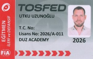 Utku Uzunoğlu TOSFED Instructor License